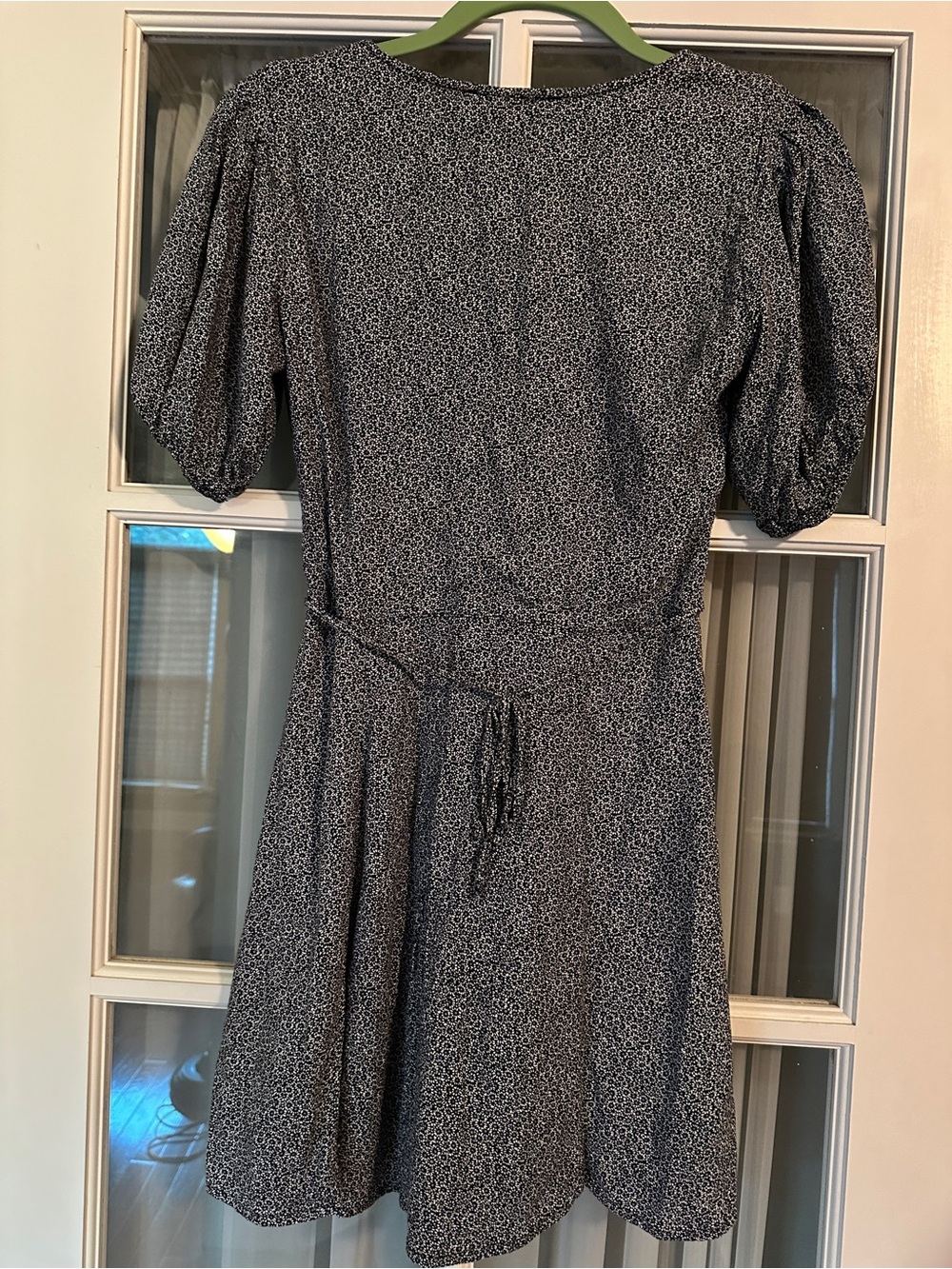 Abercrombie & Fitch Navy and Gray Floral Button-Front Dress - Picture 2 of 10